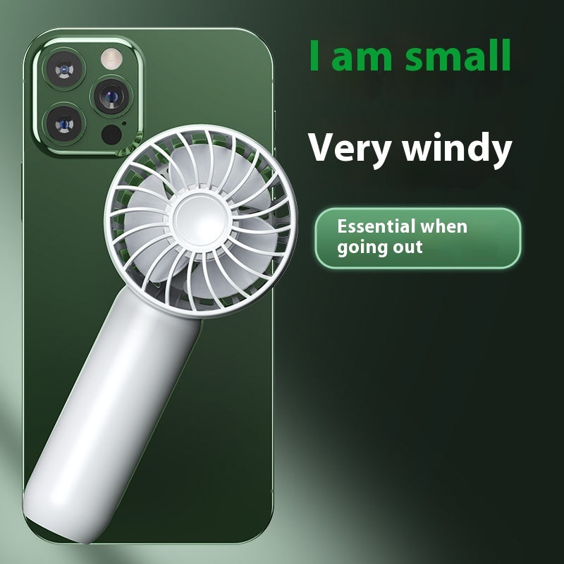 Cross-border Outdoor Handheld Small Electric Fan Portable Small Handheld Fan Mini Usb Handheld Fan Handheld Rechargeable